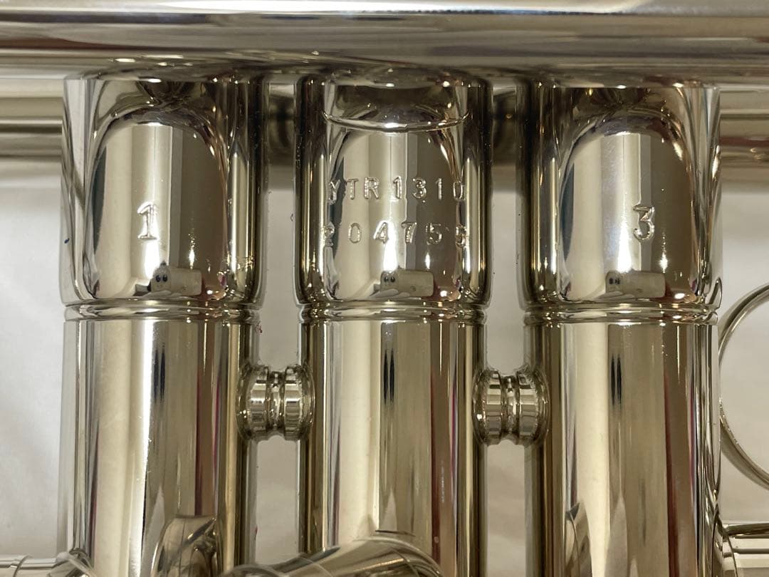 【美品】YAMAHA ヤマハ トランペット YTR1310 シルバー