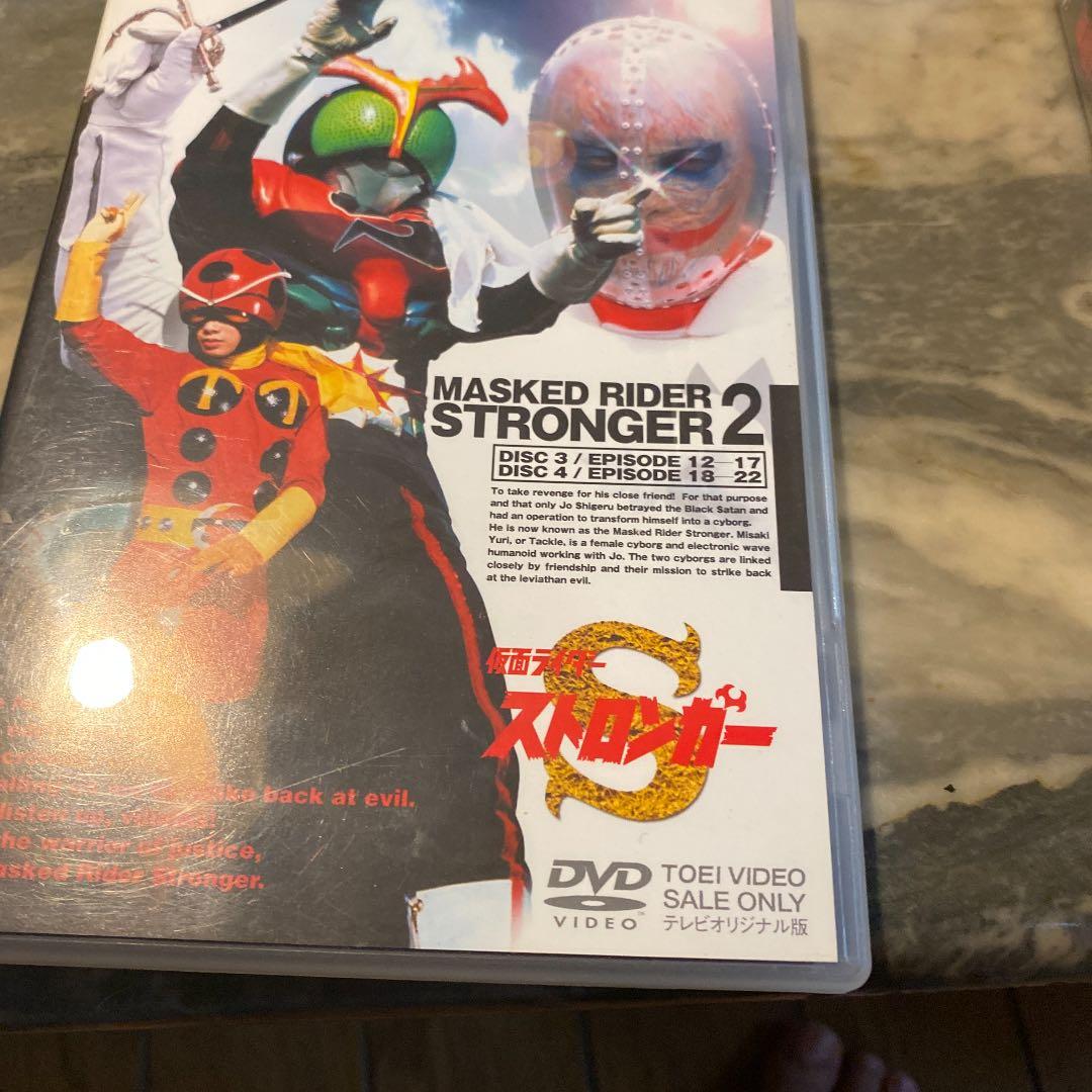 新品　仮面ライダーストロンガー VOL.1からVOL.4-4本セット