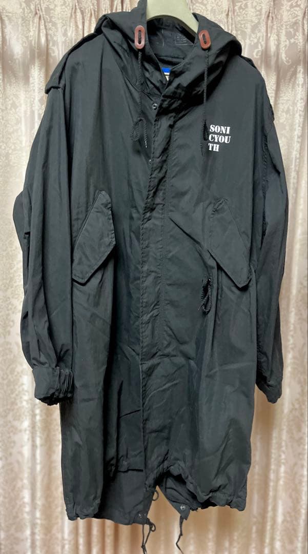 Sonic Youthモッズコート 黒 グラフィック レア 未使用品 最終価格
