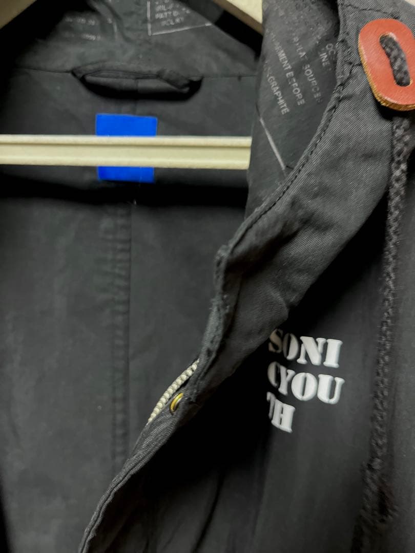 Sonic Youthモッズコート 黒 グラフィック レア 未使用品 最終価格