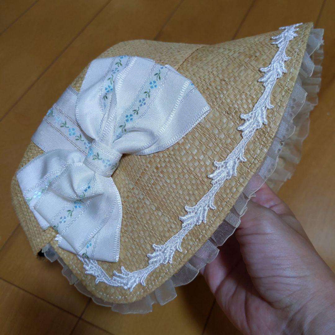 アノンハット 小公女麦わらボンネ