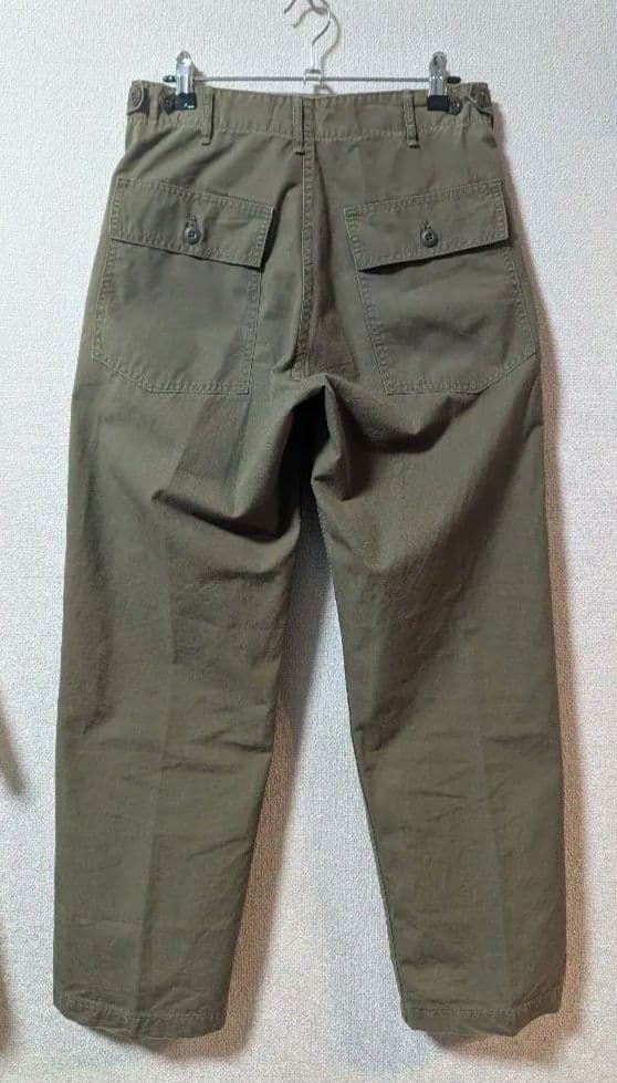 パンツ orSlow US army fatigue pants olive