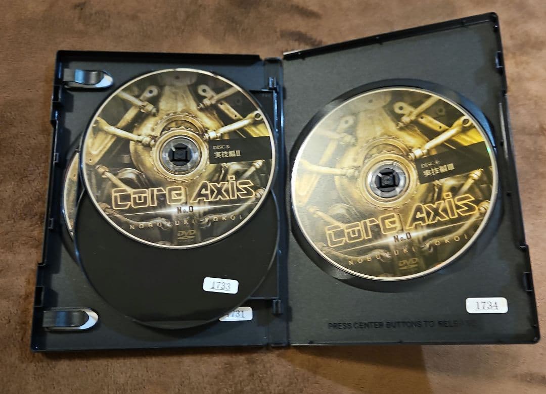 横井伸幸の「Core-Axis～No.0～」DVD