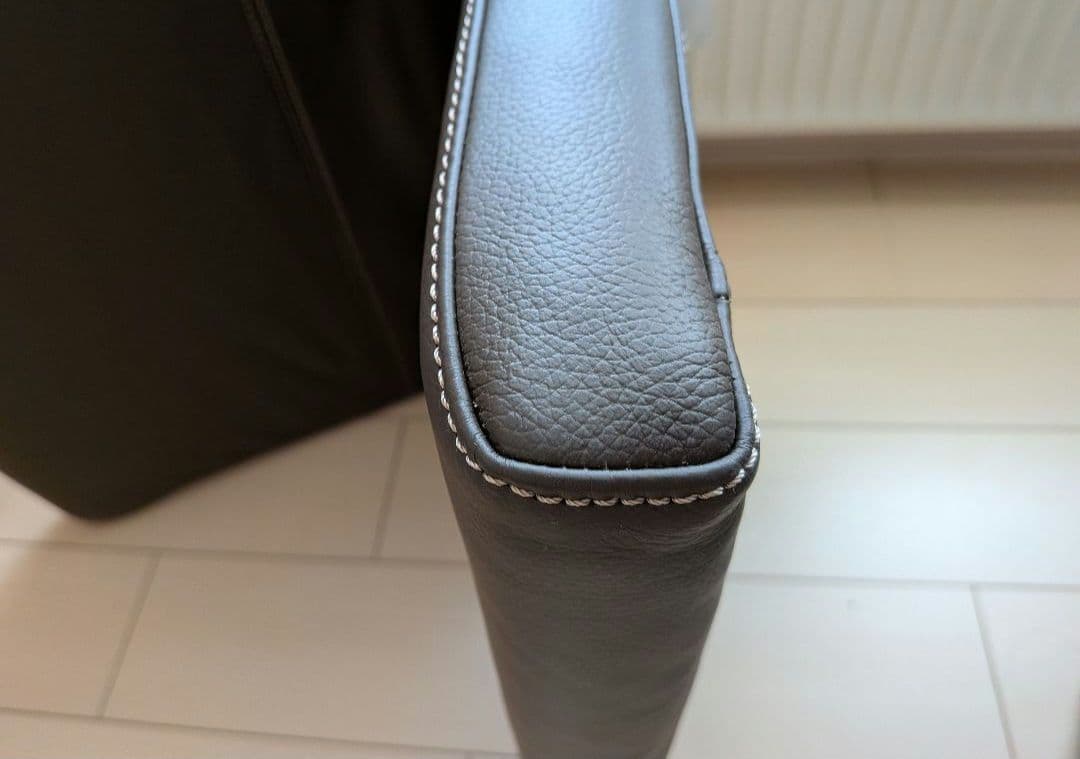 お値下げ☆極美品【IKEA】イケアポエング　牛革パーソナルチェア　ダークブラウン