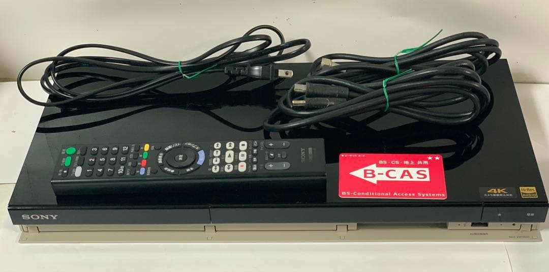 2番組同時録画 1TB SONY ブルーレイレコーダー BDZ-ZW1500