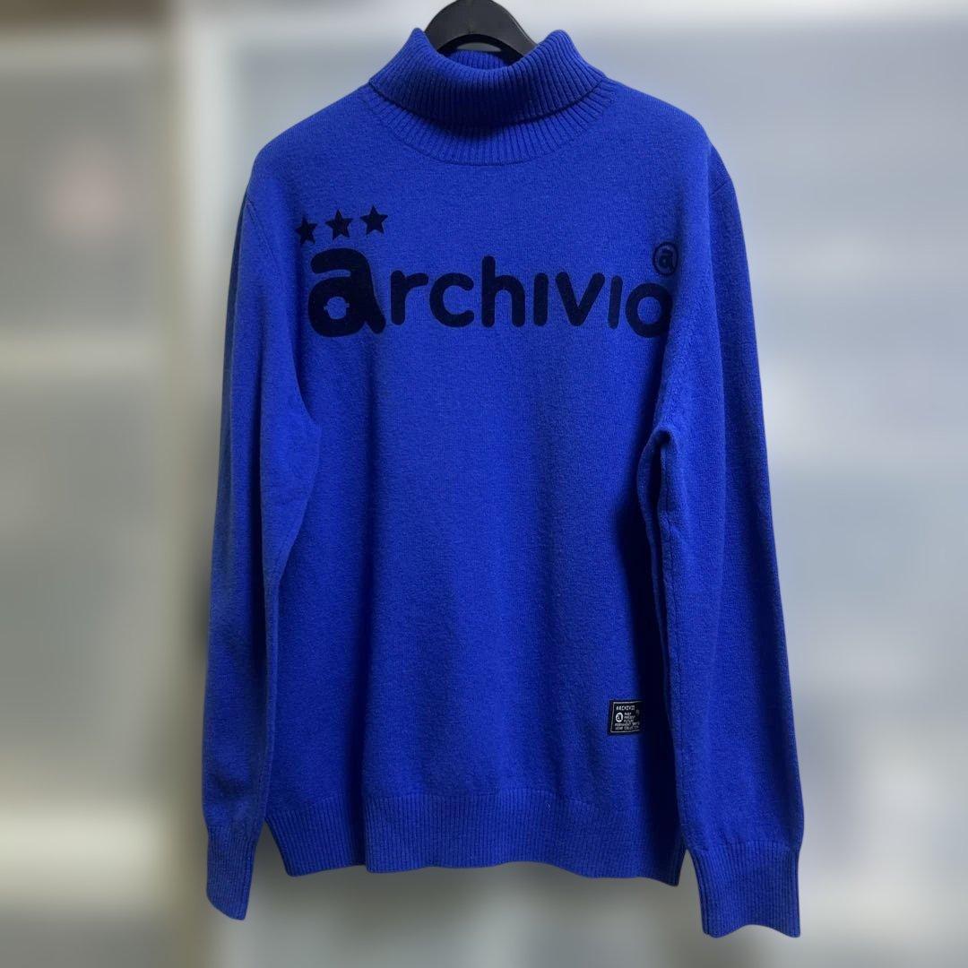 archivio ⭐️青 ニットセーター サイズ48