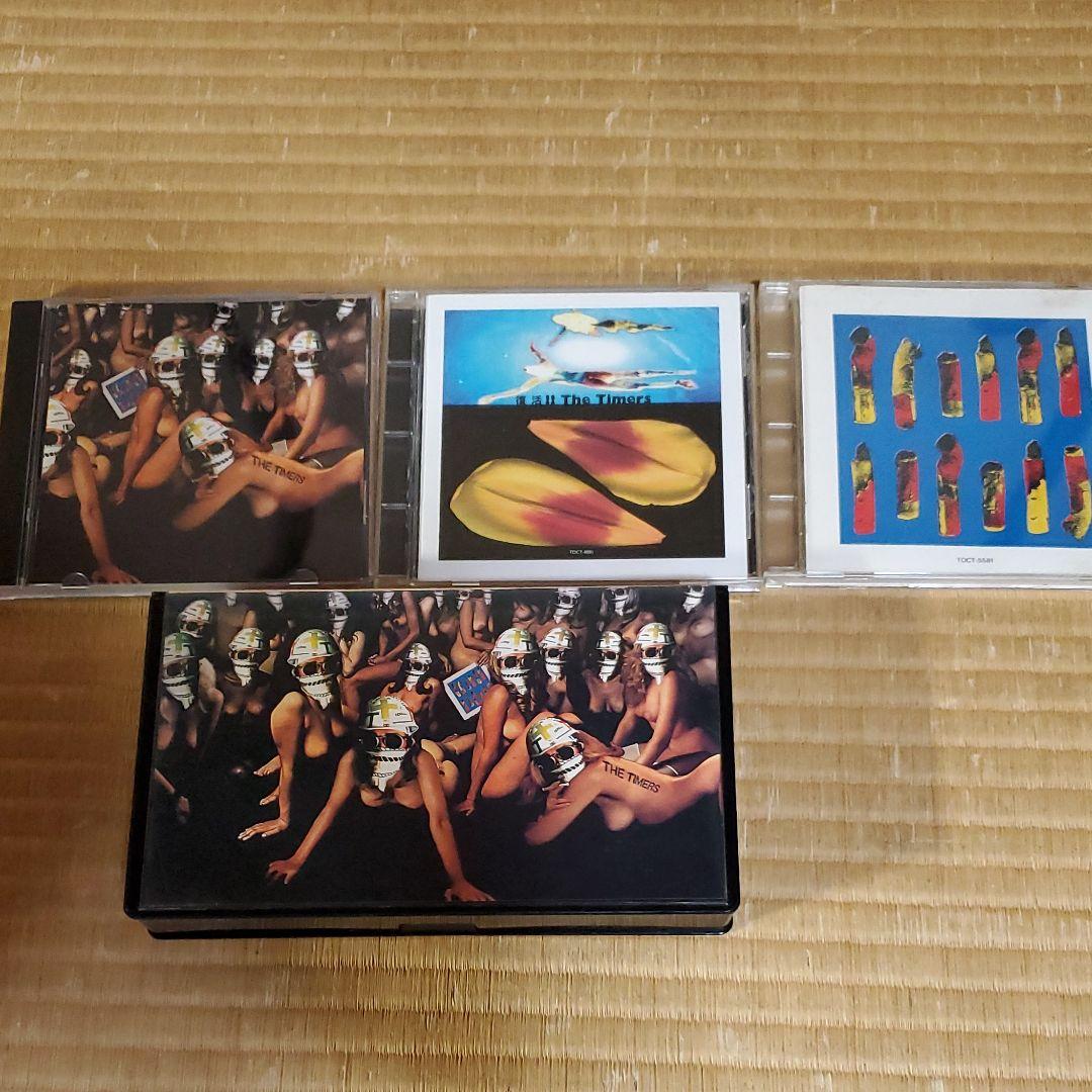 THE TIMERS ザタイマーズ4点セットCD3枚&VHS 不死身のタイマーズ