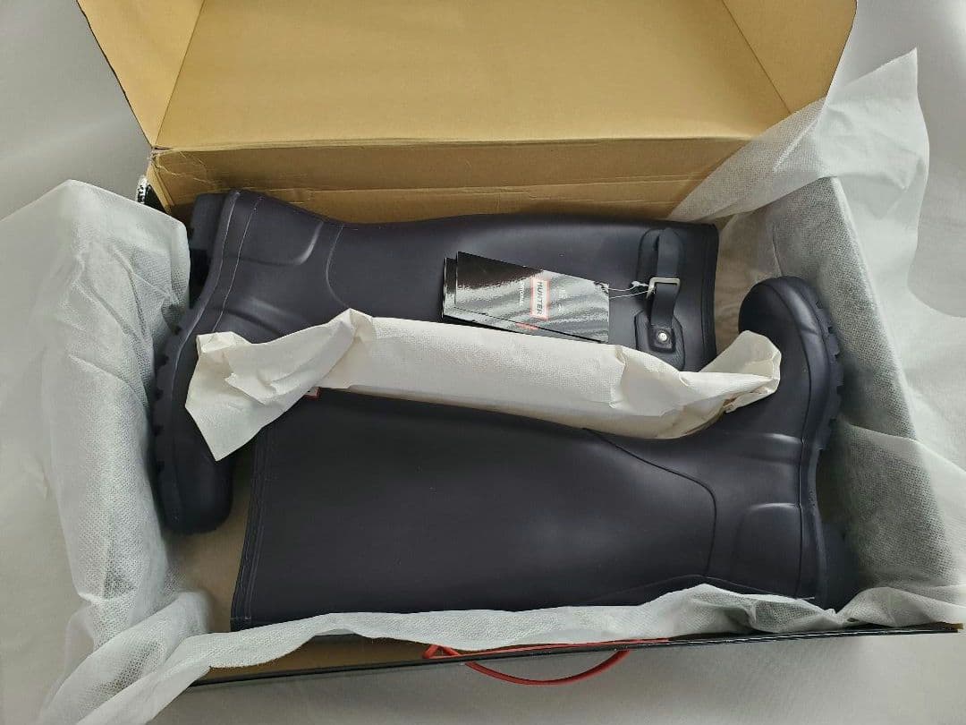 ハンター HUNTER パープル 長靴 タグ付 オリジナルトール