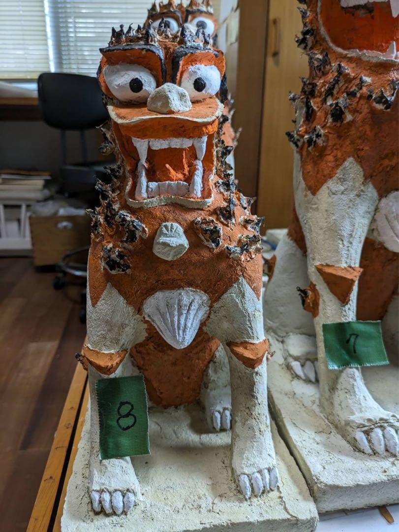 漆喰シーサー①