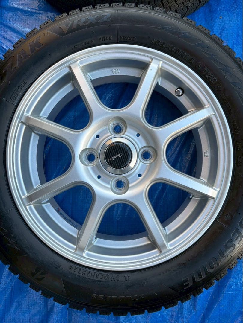 【⭐︎年末最終セール中⭐︎】ブリヂストン製155/65R14 タイヤ・ホイールセット