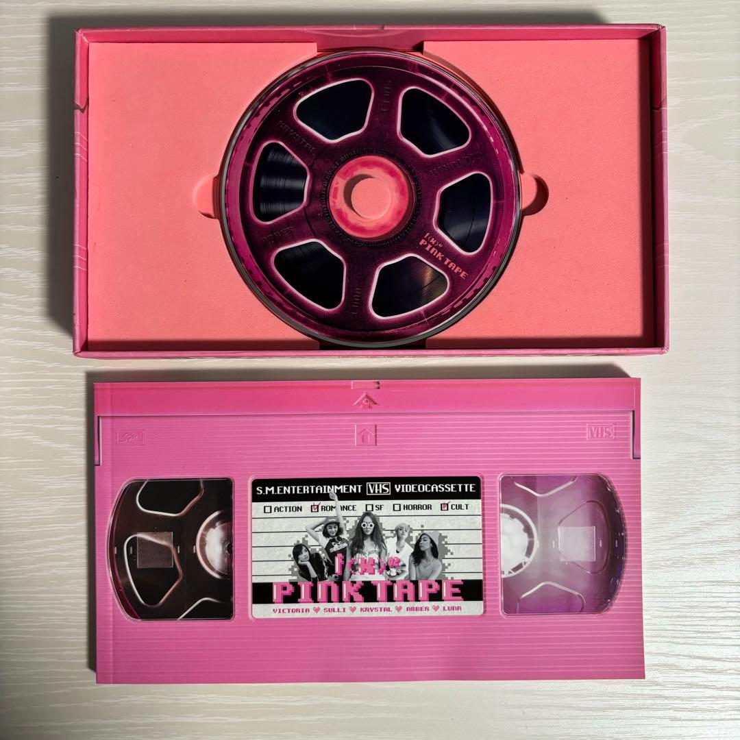 f(x) pink type クリスタル トレカ CD