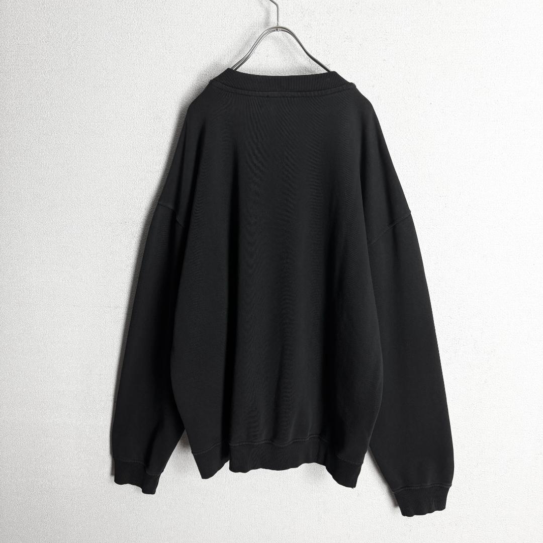 【美品☆完売モデル☆ヴィンテージ加工☆】ディーゼル パイル刺繍ロゴ スウェット