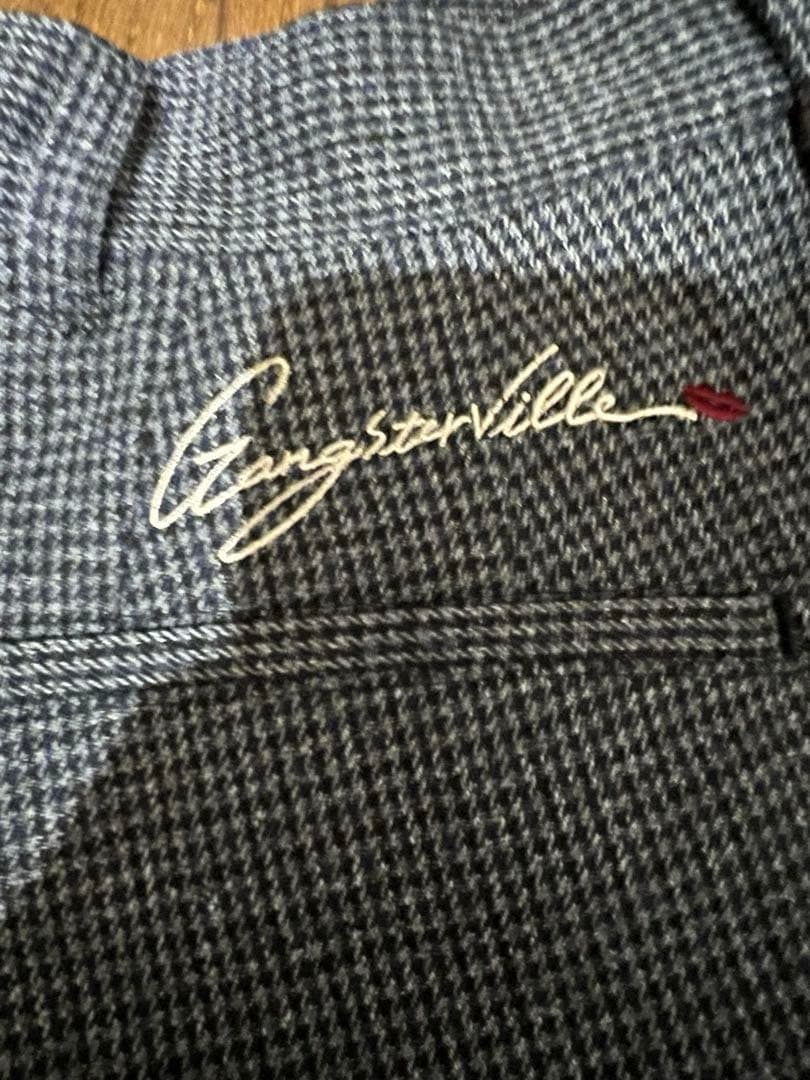未使用タグ付き！GANGSTERVILLE SHARPERトラウザーパンツS