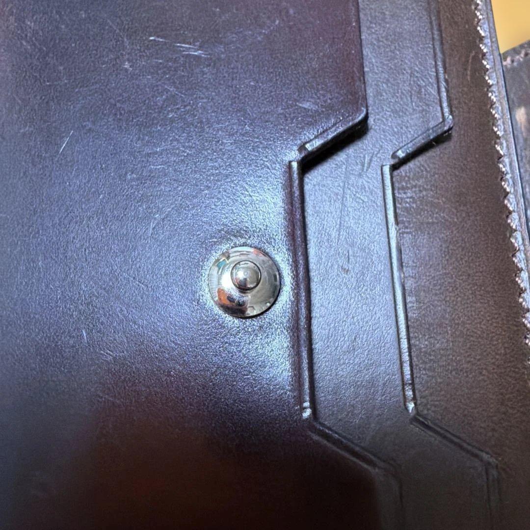 万双　ダブルホーウィン 被せ型財布