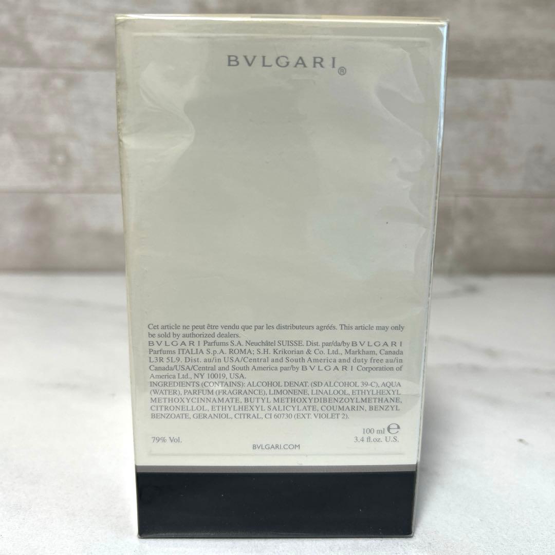 新品未開封BVLGARI MAN ブルガリ　マン　オードトワレ　香水　100ml