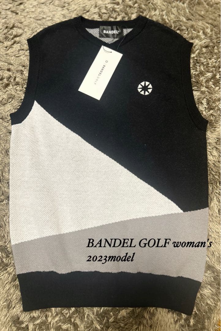 Bandel Golf woman'sVネックニットベスト