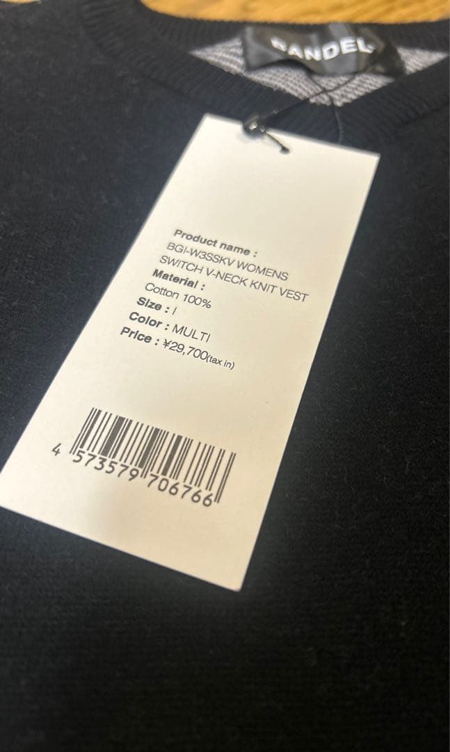 Bandel Golf woman'sVネックニットベスト