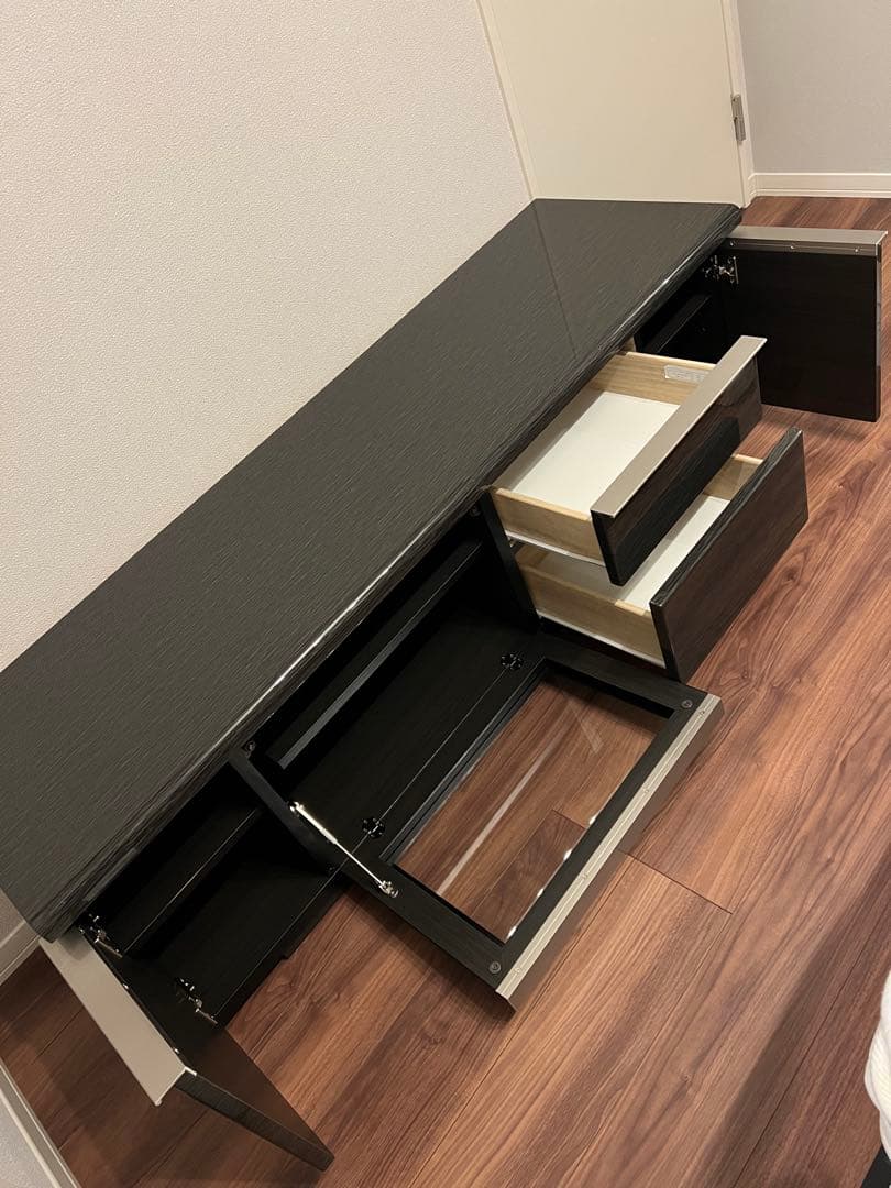 ニトリ　幅150cm テレビ台　ローボードポスティア ブラック