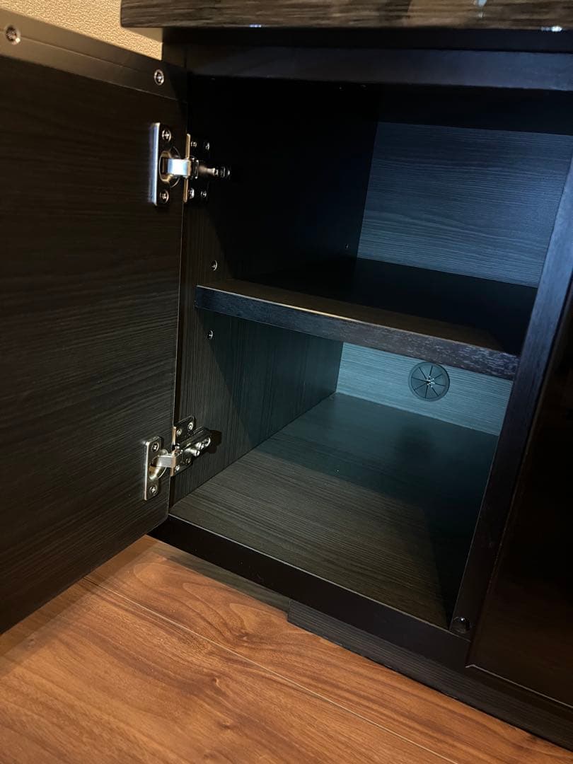 ニトリ　幅150cm テレビ台　ローボードポスティア ブラック