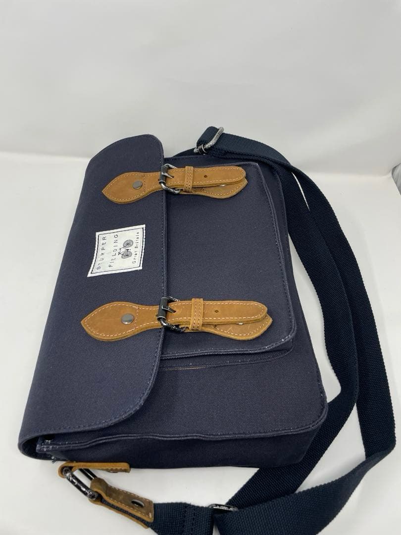 未使用★Stumper and Fielding ネイビー メッセンジャーバッグ