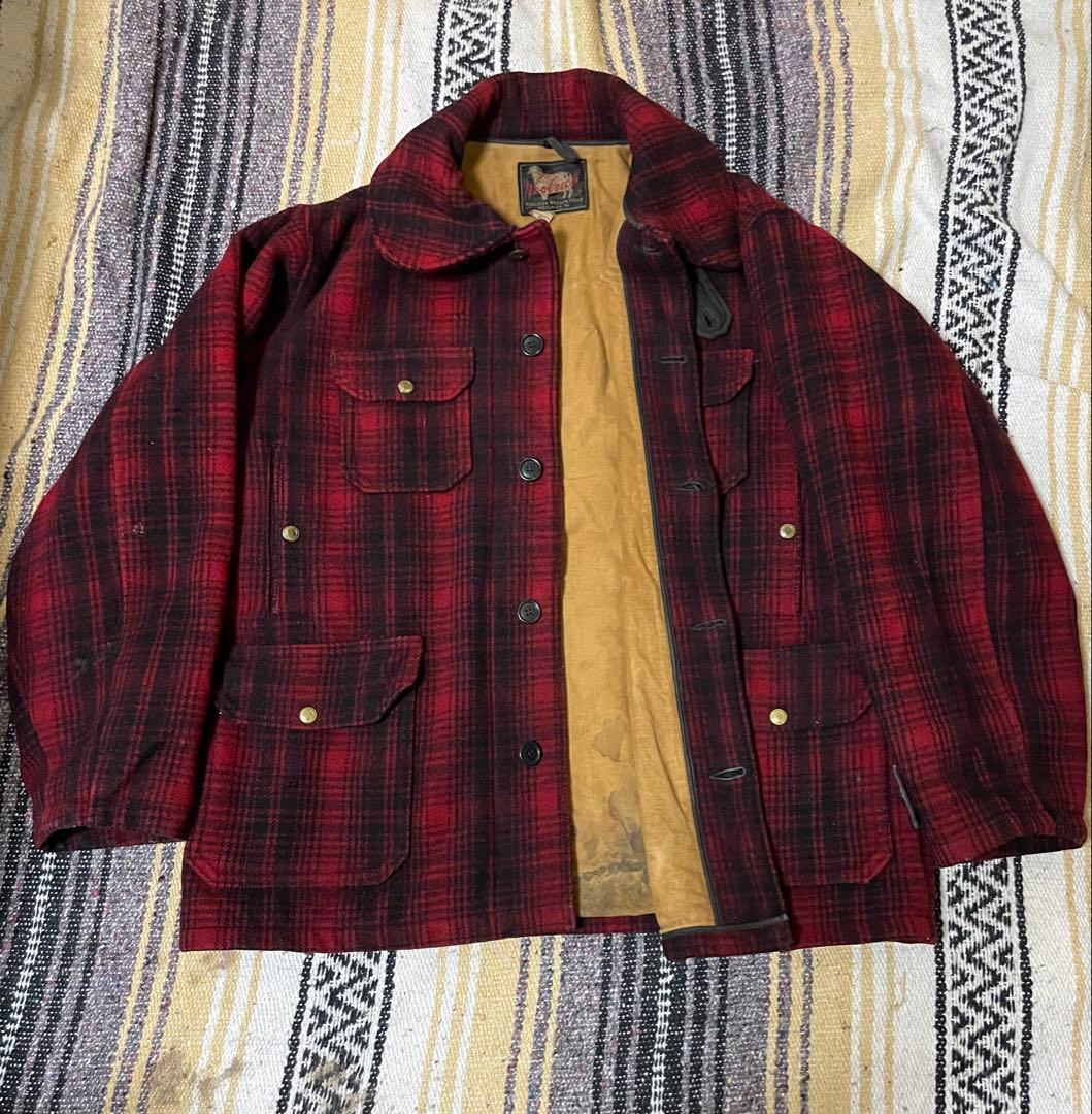 希少 40s 50s Woolrich ハンティング コート ジャケット46
