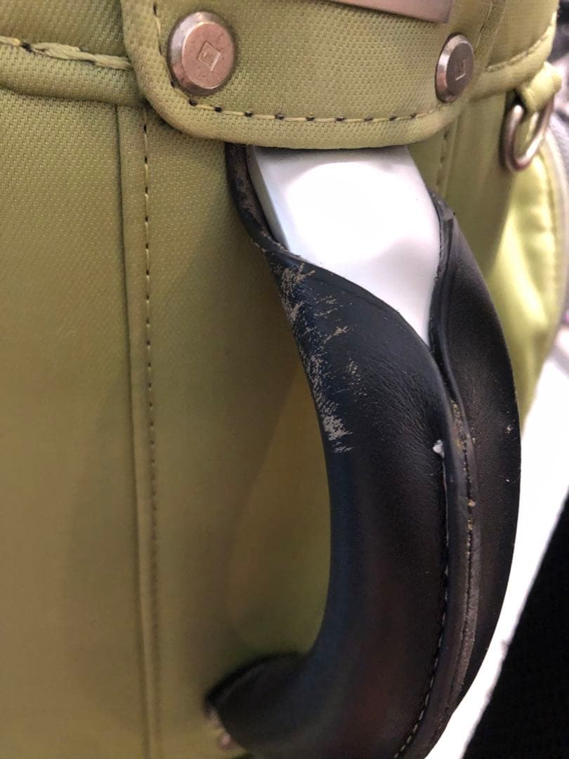 【送料込み】廃盤希少品　ONOFF オノフ キャディバッグ　ナイロン グリーン