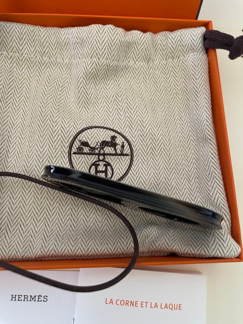 HERMES エルメス　バッファローホーン　ネックレス　セリエ