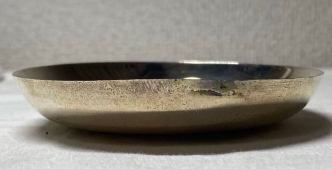 パキスタン　ONE RUPEE シルバー トレイ(コースター)未使用