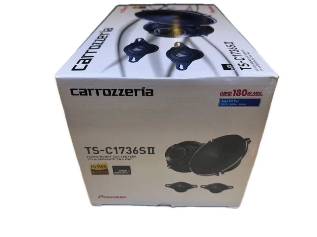 【未使用保証書付き】パイオニア カロッツェリア TS-C1736SⅡ スピーカー