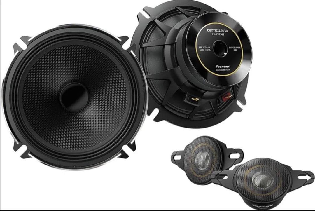 【未使用保証書付き】パイオニア カロッツェリア TS-C1736SⅡ スピーカー