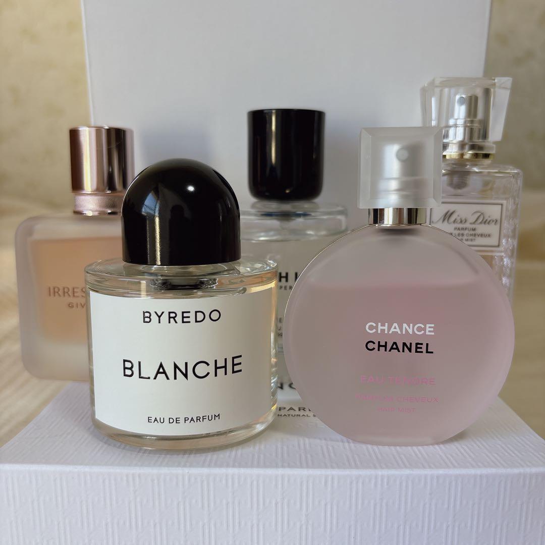 BYREDO, CHANEL, Dior, GIVENCHY, SHIRO 香水