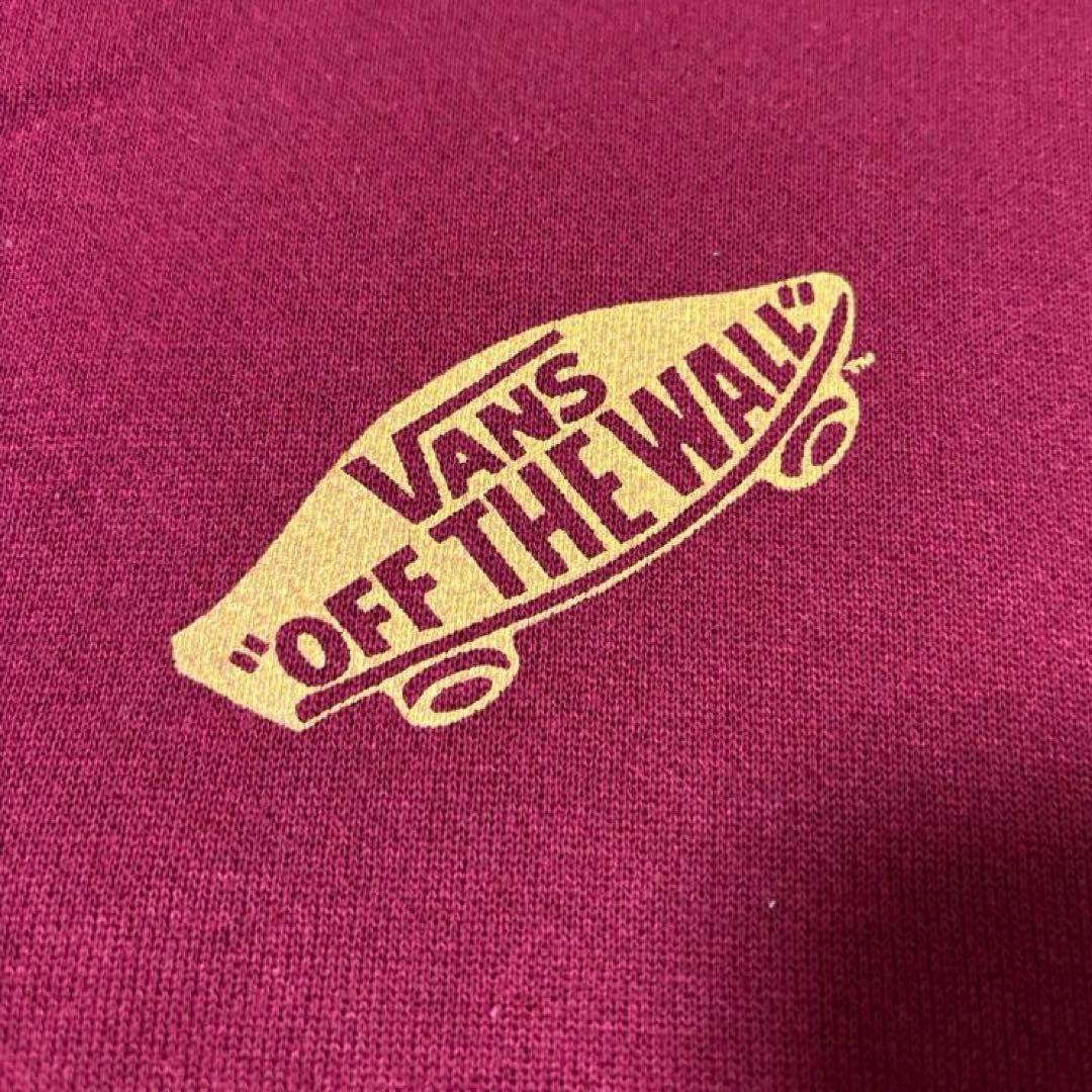 レア 80s VANS スウェット USA製 DISCUS バーガンディ L