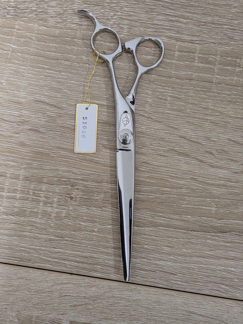 散髪用シザー シルバー　7インチ