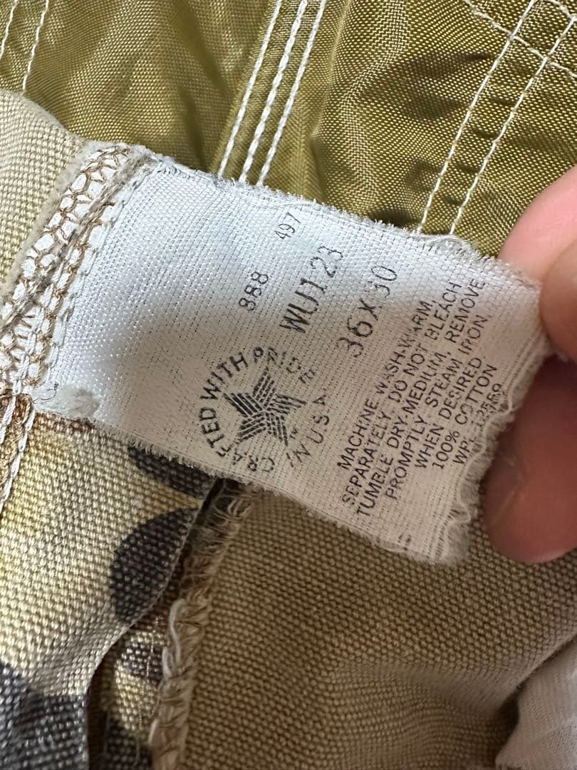 Carhartt ダックパンツ　ダックハンターカモ　80s