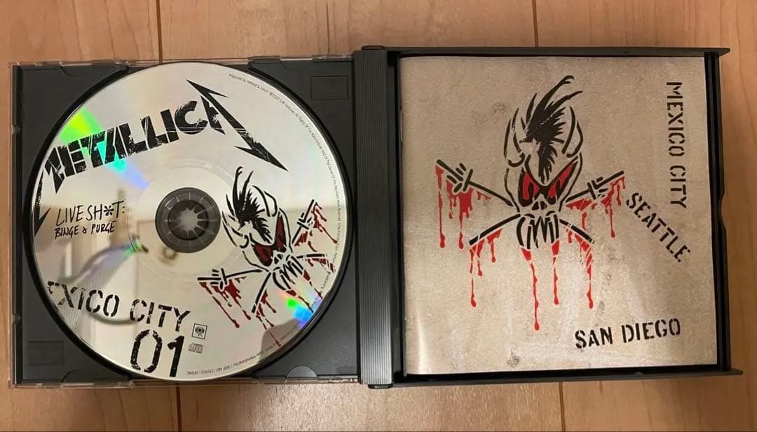 メタリカ/LIVE SHIT:BINGE & PURGE国内盤3CD＋2DVD