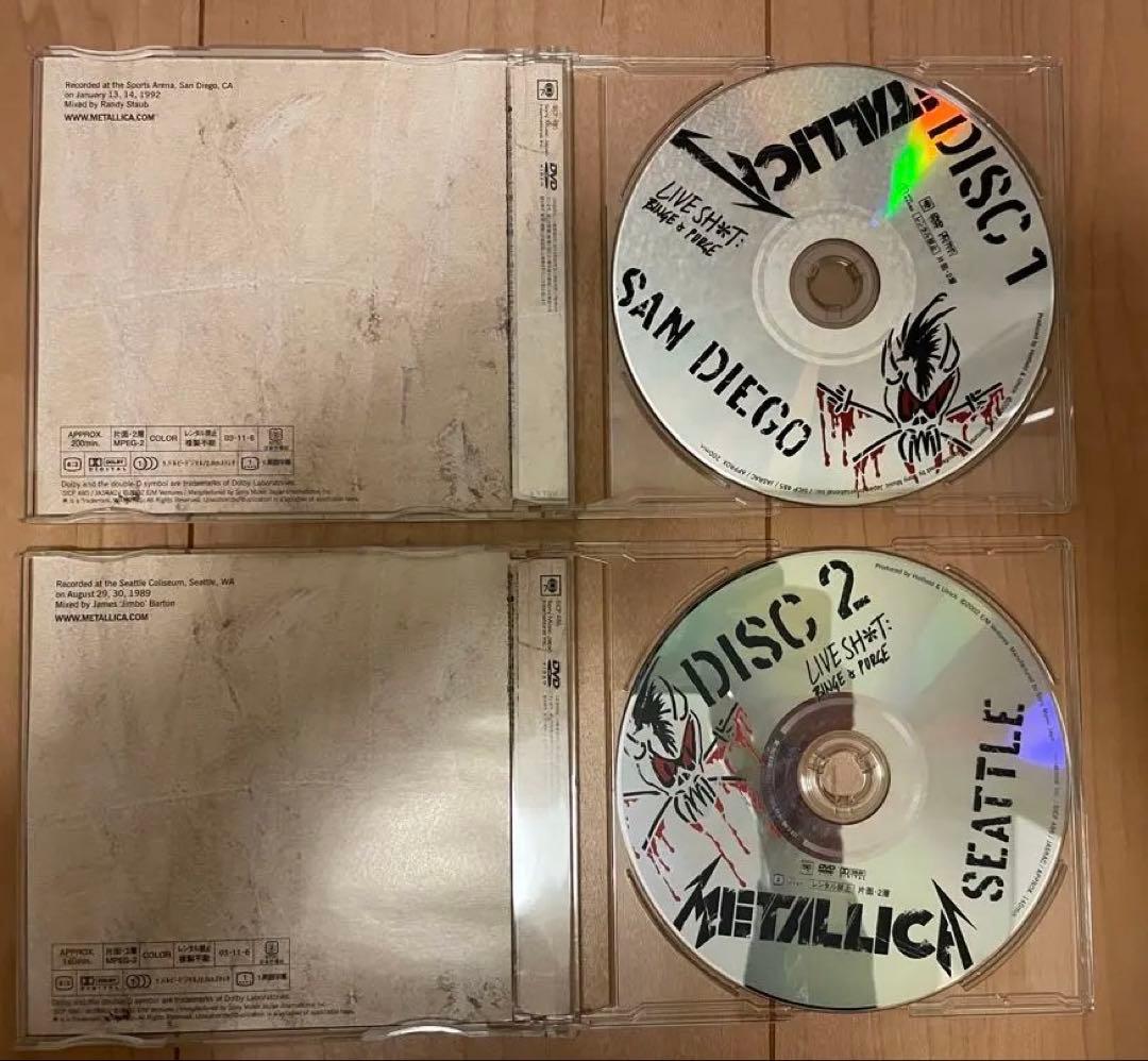 メタリカ/LIVE SHIT:BINGE & PURGE国内盤3CD＋2DVD