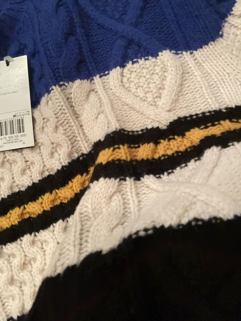 タイソンAW22 未使用 ポロ バイ ラルフローレン アルパカ混 XL