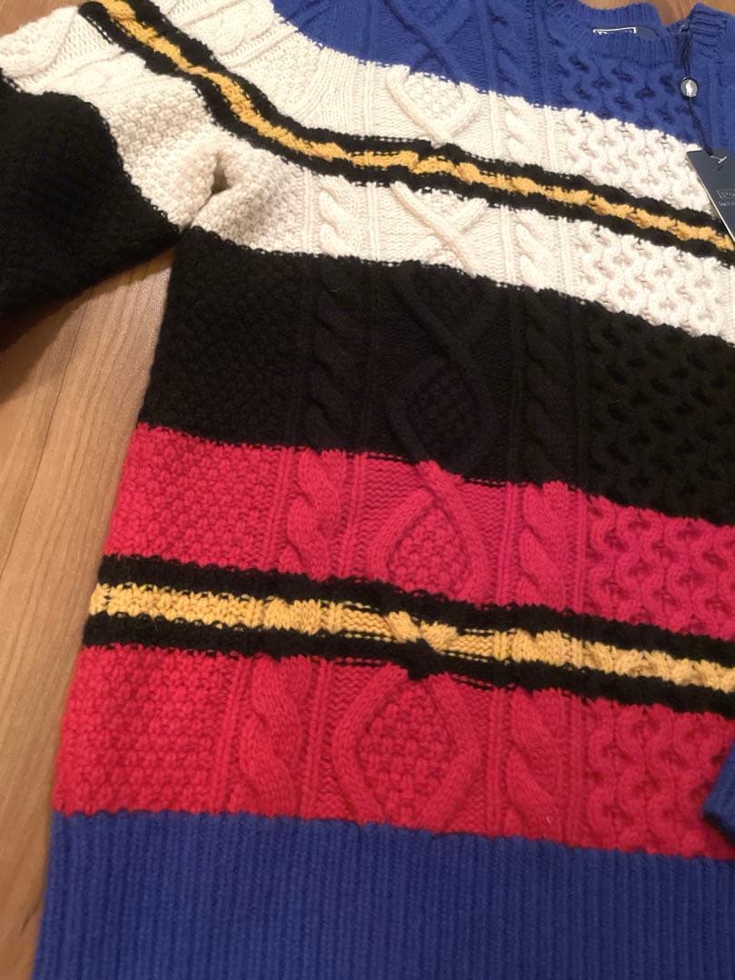 タイソンAW22 未使用 ポロ バイ ラルフローレン アルパカ混 XL