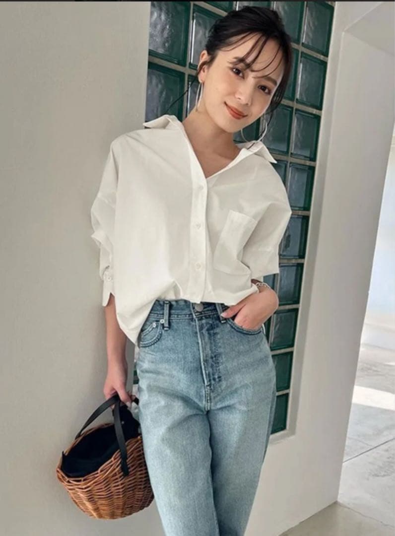 anuans（アニュアンス）スタンダードシャツ （WHITE）