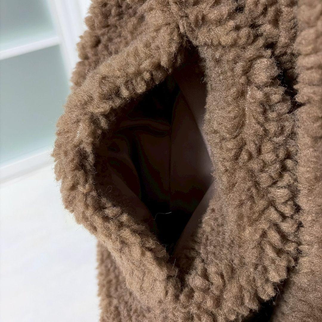 スナイデル ファーライク ボア コート テディベアコート ボアロングコート