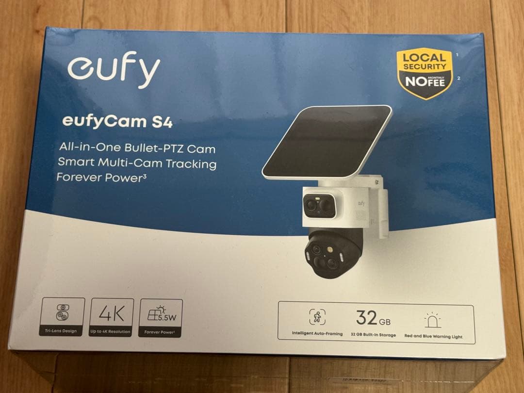 Anker Eufy (ユーフィ) eufyCam S4 (屋外用防犯カメラ)