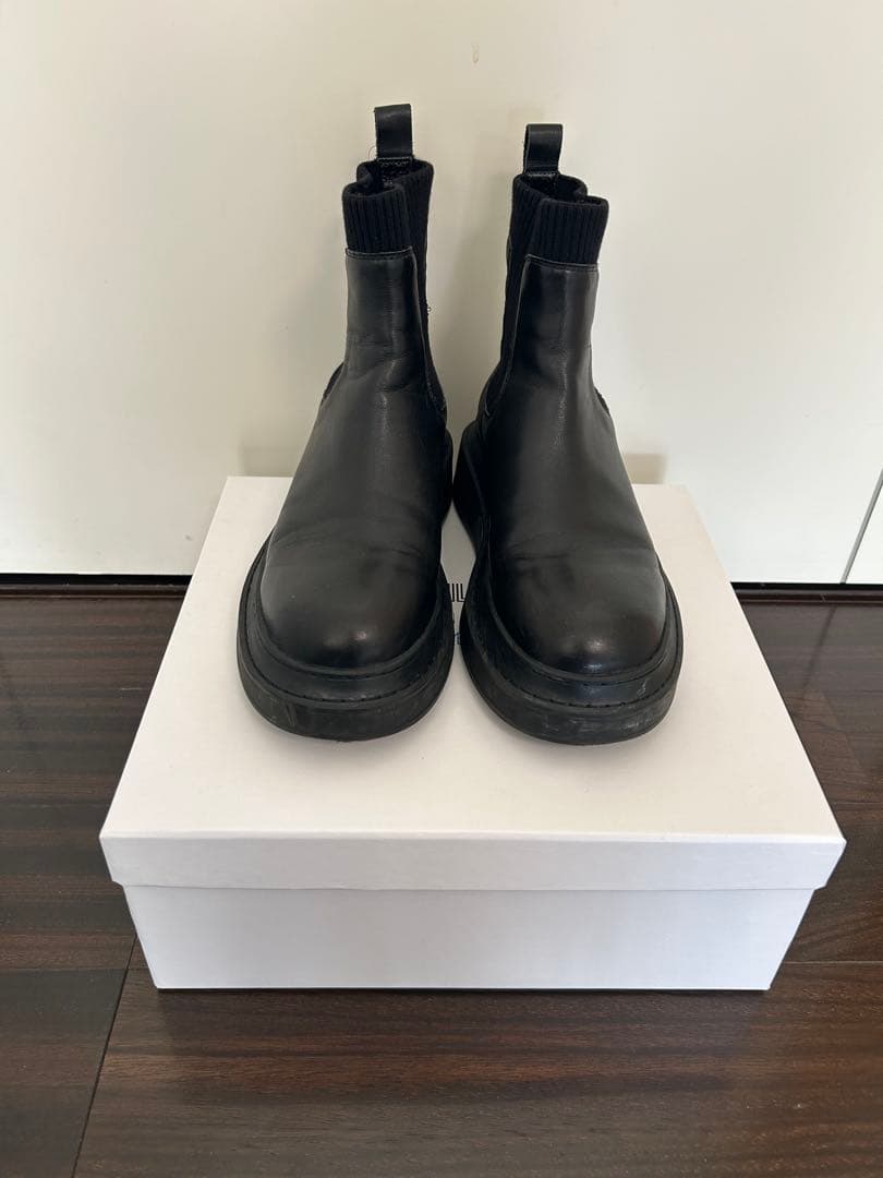 LANVIN en Bleu✳︎ランバンオンブルー✳︎サイドゴアブーツ　ブラック