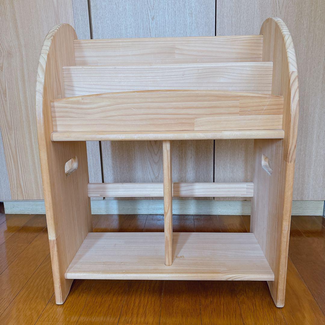 絵本棚② 木遊舎 MOKUYUSYA 無塗装 天然木 パイン材