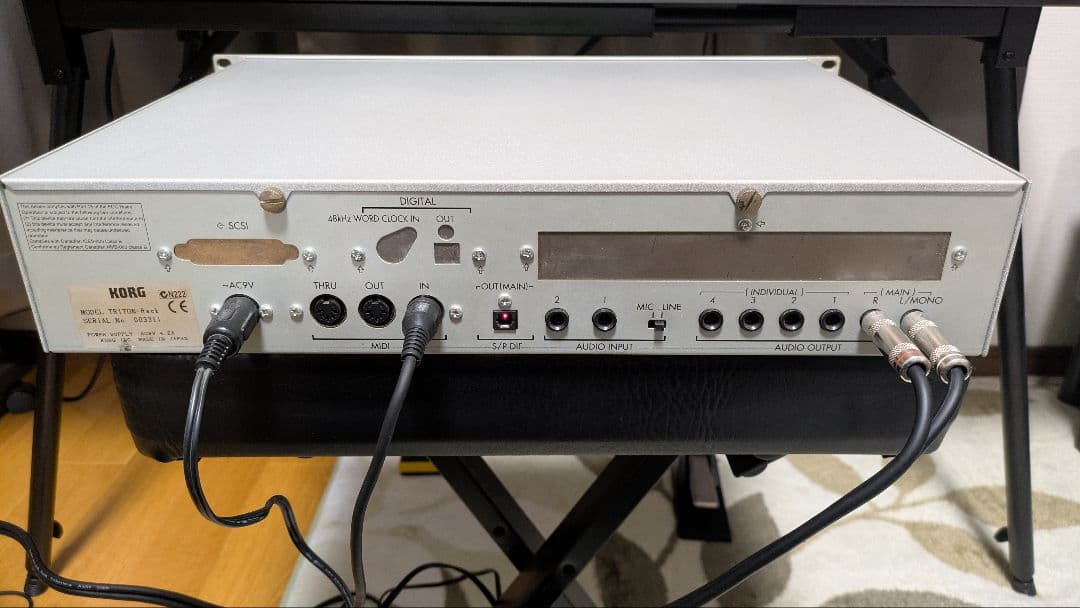 【メンテナンス品】KORG TRITON-Rack+EXB3枚&SIMM48MB