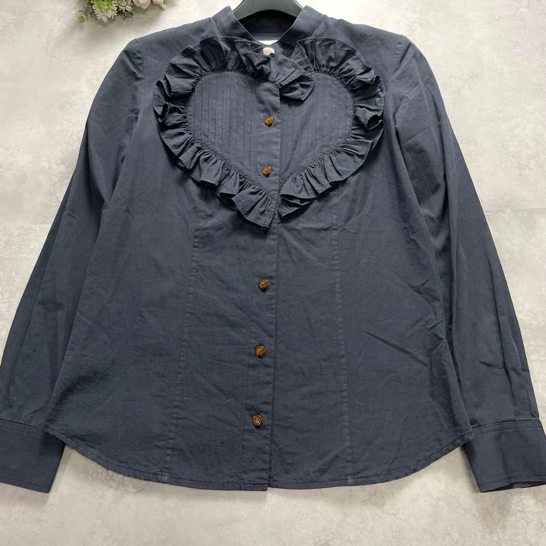 人気✨ ヴィヴィアンウエストウッド ラブフリルシャツ ハート ブラウス 1