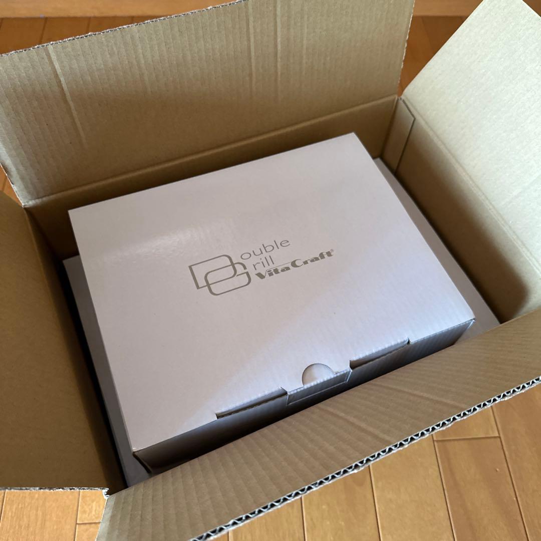 新品未使用ビタクラフトダブルグリル　専用ガラス蓋