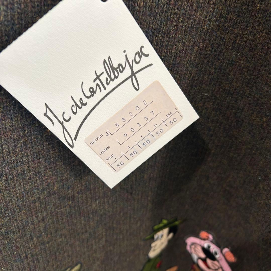 新品　90s CASTELBAJAC カステルバジャック ニットセーター 刺繍