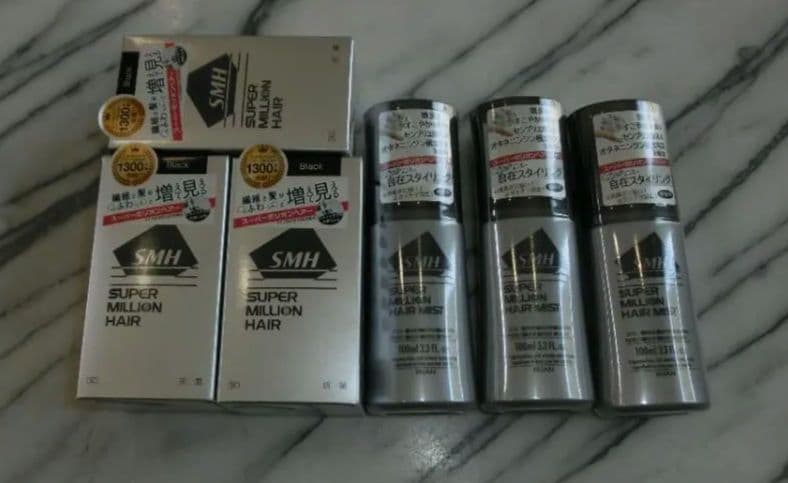 ブラック ルアンスーパーミリオン３０ｇが３個 ミスト３本新パッケージ