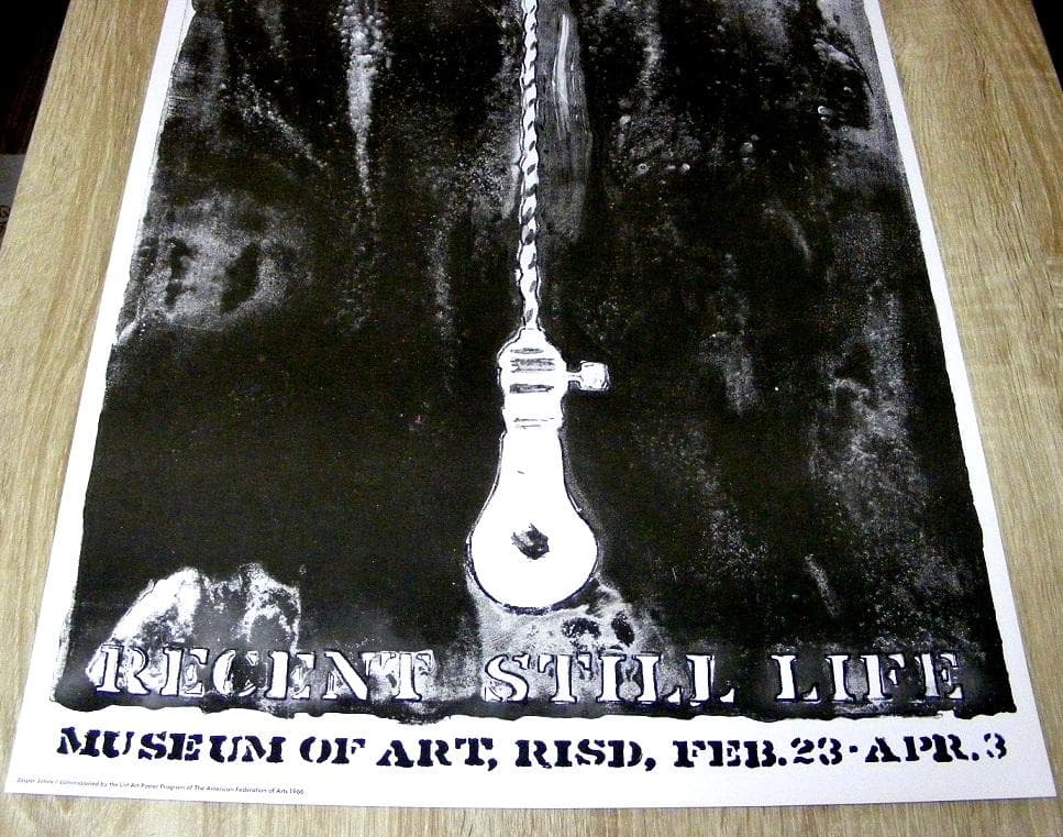 ジャスパー ジョーンズ Recent Still Life 1966年ポスター