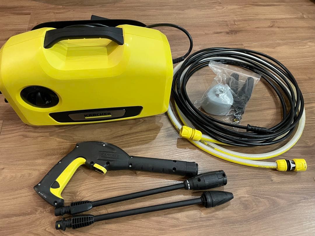 ケルヒャー 高圧洗浄機 K2サイレント 自吸・水道兼用ホースセット3m付き！